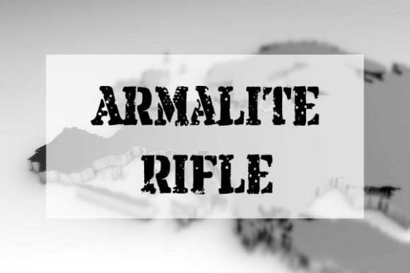 Armalite Rifle: A Vintage Display Font for Modern Design