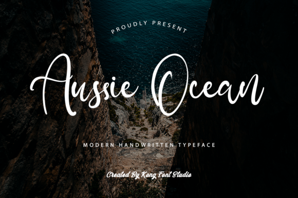 Aussie Ocean: Modern Script for Creative Projects