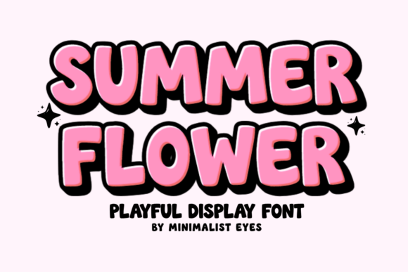Brighten Your Designs with Summer Flower Typography