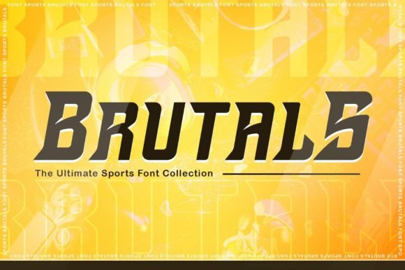 Brutals: Elevate Your Design with This Unique Display Font