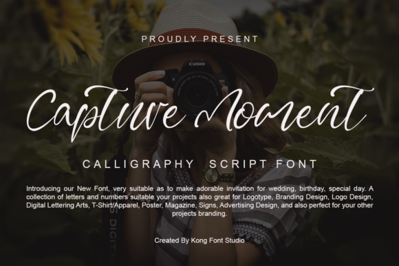 Capture Moment: The Playful Script for Modern Branding