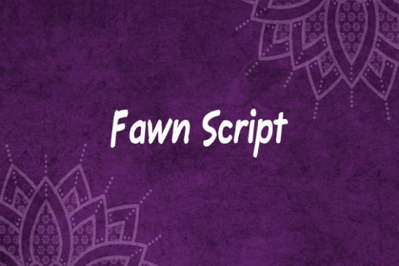 Fawn Script: A Fresh Take on Handwritten Typography