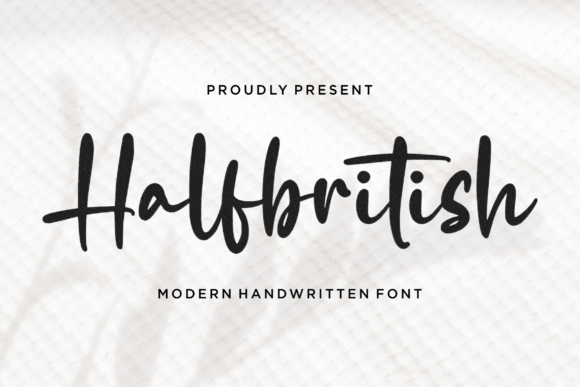 Halfbritish: The Relaxed Script Font for Elegant Design