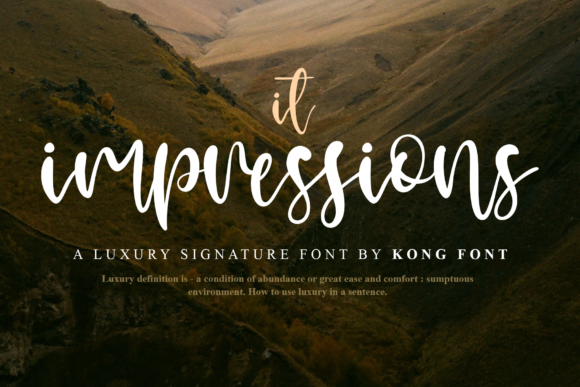 It Impressions: A Playful Font for Modern Design
