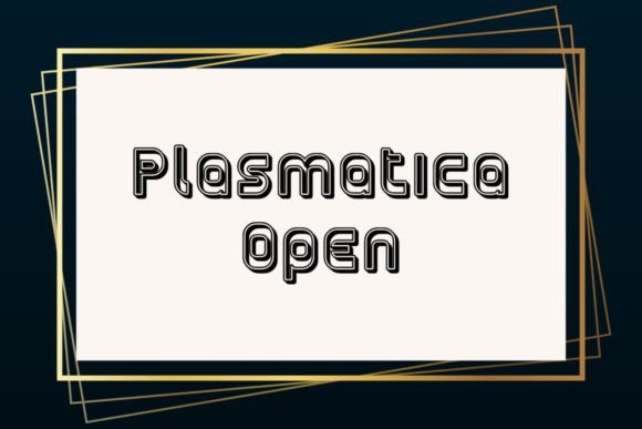 Plasmatica Open: A Playful & Modern Display Font